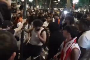 篮球流氓！官方：G3观赛派对现场有21人被捕 5名警察受伤！配图