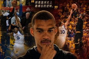 现在轮到你自己了~文班曾表示最爱的总决赛是16年骑士1-3逆转勇士配图