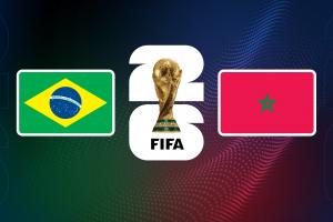 世界杯-巴西vs摩洛哥首发：内马尔伤缺，维尼修斯、阿什拉夫先发配图