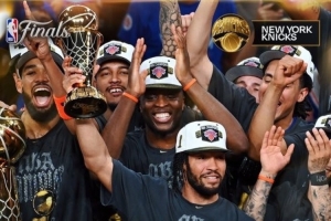 NBA官方发布尼克斯季后赛净胜283分海报：历史性的季后赛征程🏆配图