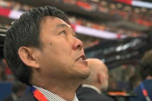 名场面又来了！日本赛前奏唱国歌，主帅森保一眼含热泪配图