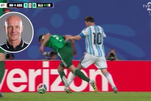 波媒：FIFA认定梅西踩小腿犯规未出红牌判罚正确，已告知参赛裁判配图