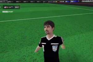 抽象场面！BBC实时3D动画转播世界杯，甚至能第一视角给裁判压腿配图