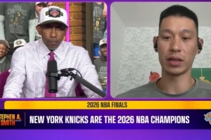 林书豪：尼克斯如今远超林疯狂时期 我像普通球迷一样为他们欢呼配图