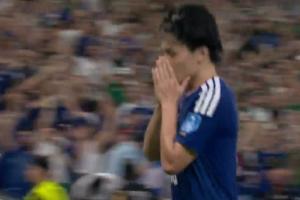 日本2-0领先突尼斯！上田绮世第31分钟远射破门 收获世界杯处子球配图