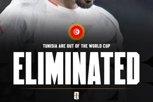 Here we out❌突尼斯补时仍0-4，罗马诺：突尼斯已被淘汰出世界杯配图