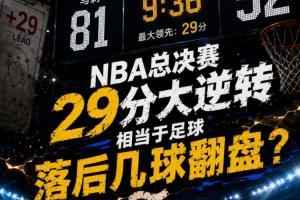NBA总决赛29分大逆转 相当于足球在哪个联赛落后几球大逆转？配图