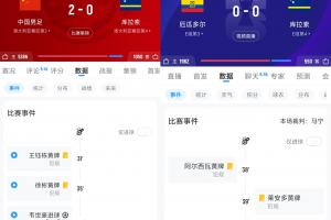 这波怎么说？国足曾半场1-0领先库拉索，厄瓜多尔半场0-0库拉索配图